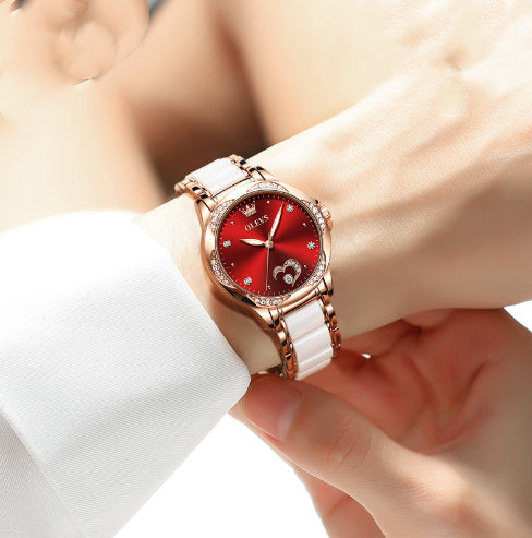 OLEVS Luminous Ladies Watch – Rose Gold