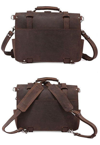 The Diplomat Leather Briefcase