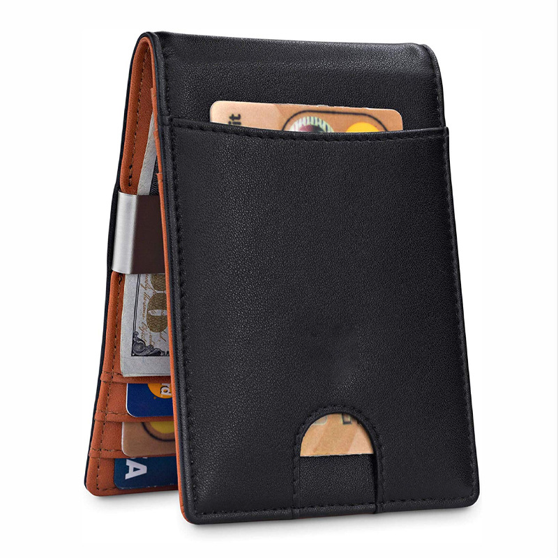 Minimalist Front Pocket Leather Wallet