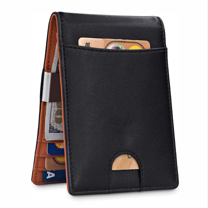 Minimalist Front Pocket Leather Wallet