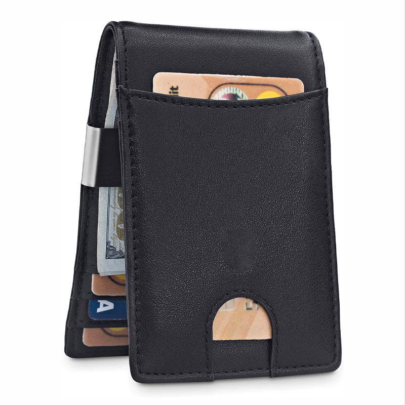 Minimalist Front Pocket Leather Wallet
