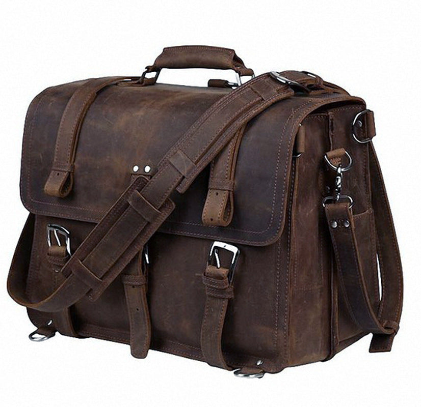 The Diplomat Leather Briefcase