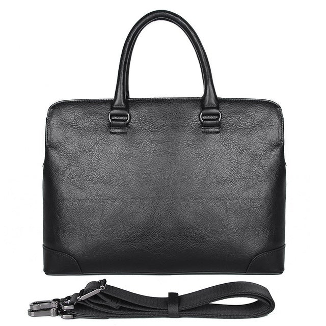 Slim Leather Briefcase - Dixvitas Wallets