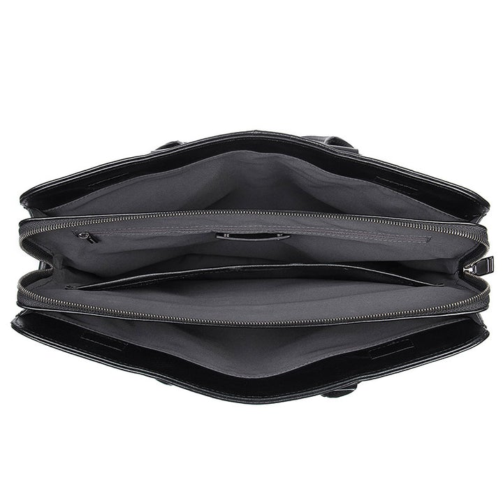 Slim Leather Briefcase - Dixvitas Wallets