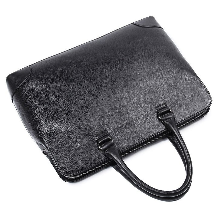 Slim Leather Briefcase - Dixvitas Wallets