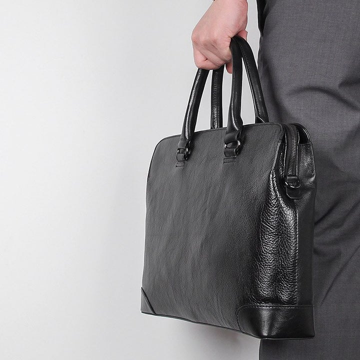 Slim Leather Briefcase - Dixvitas Wallets