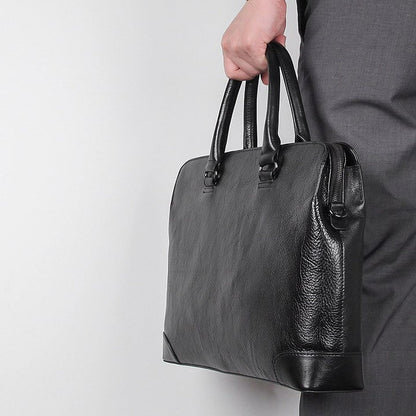 Slim Leather Briefcase - Dixvitas Wallets