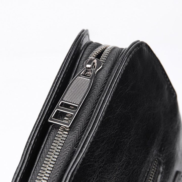 Slim Leather Briefcase - Dixvitas Wallets